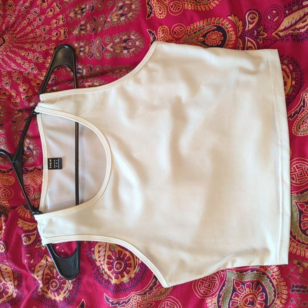 Shein high neck crop top